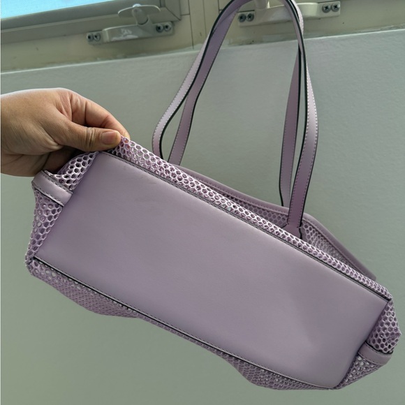 Tous Lilac Mesh Tote Bag - Picture 2 of 3